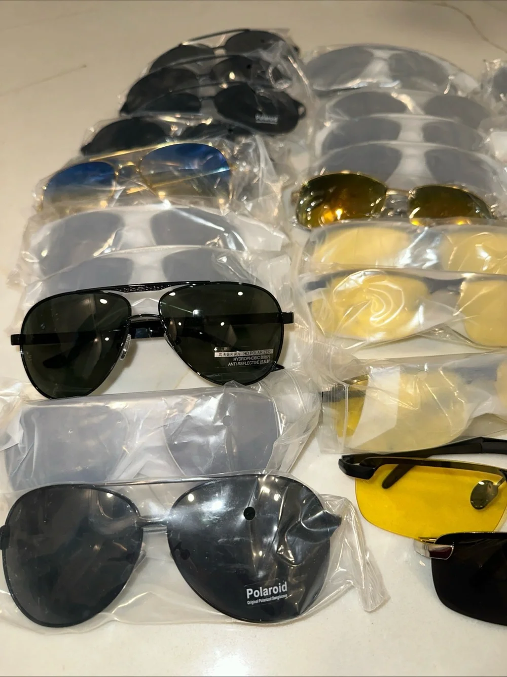 Mixed Assortment of Sunglasses with Yellow Lenses